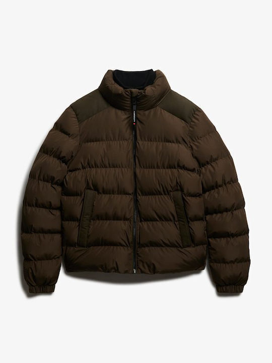Jacket Puffer Brown