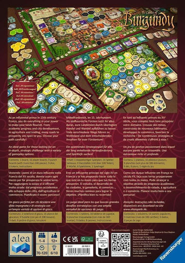 Настолна игра The Castles of Burgundy 20th Anniversary за 1-4 играчи 12+ години 26925 Ravensburger