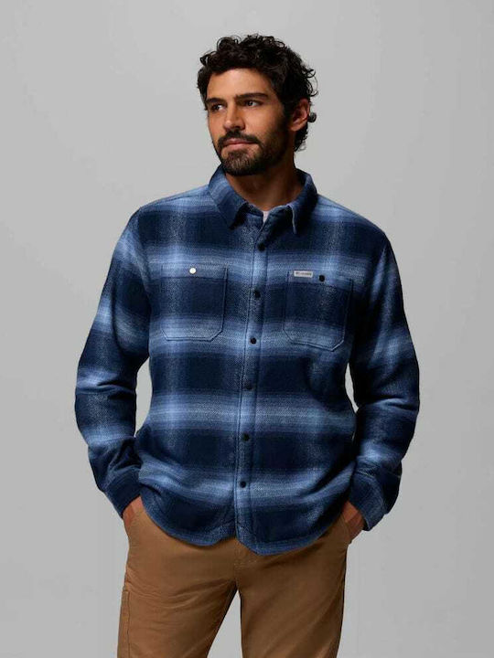 Windward Ii Μακρυμάνικo Overshirt Navy Μπλε