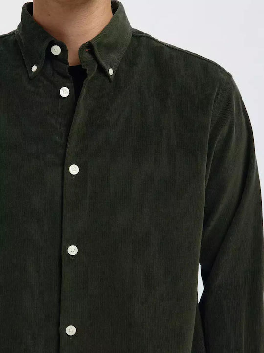 Langärmlig Hemd Olive