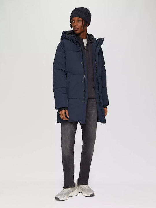 Geacă Puffer Navy Albastru Marin