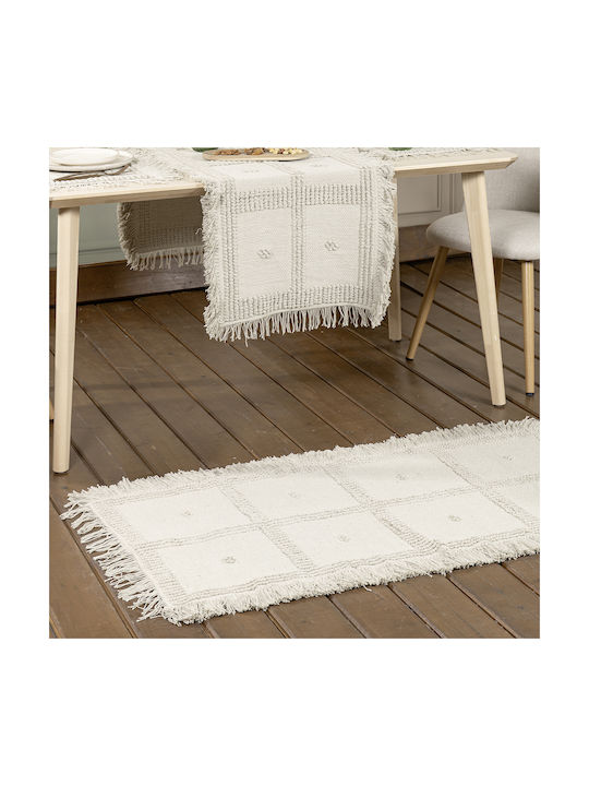 Nima Liora Βαμβακερό 60x130cm Εκρού