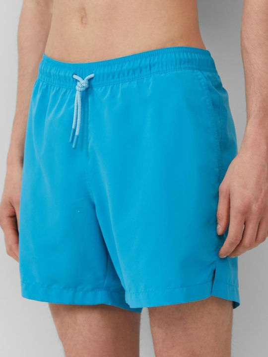 Costume De Baie Bărbați Pantaloni Scurți Albastru Deschis Cu Modele