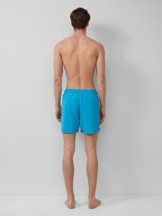 Costume De Baie Bărbați Pantaloni Scurți Albastru Deschis Cu Modele