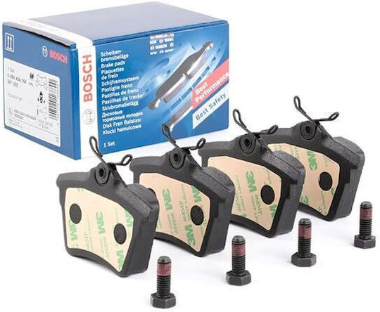 Bosch Bp1005 Спирачни Накладки Заден Мост Сертифицирани По Ece-r90 Четири Спирачни Накладки В Комплект