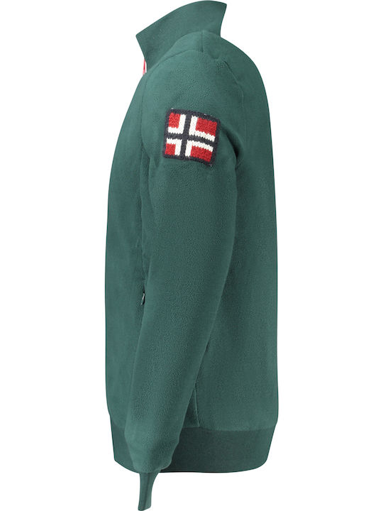 Ανδρική Ζακέτα Fleece Πράσινη