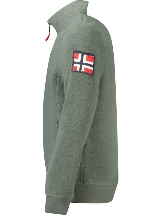 Ανδρική Ζακέτα Fleece Πράσινη