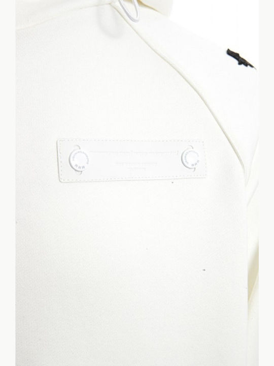 Sweatshirt with Hood White