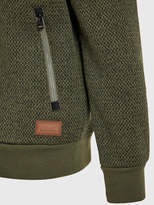 Cardigan With Hood Green