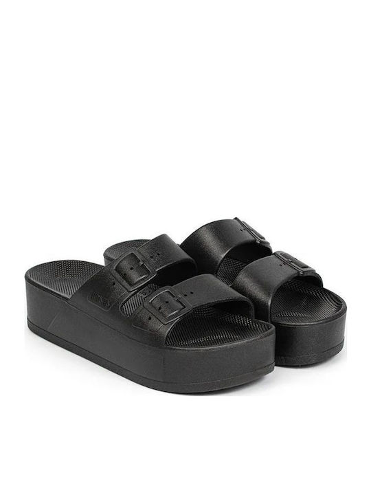 Freedom Moses Women's Platform Shoes Black