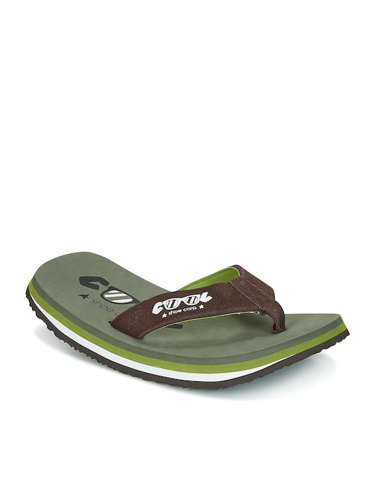 Men's Flip Flops Khaki