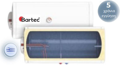 Bartec Boiler termoelectric 80lt Sticlă Orizontal 3kW
