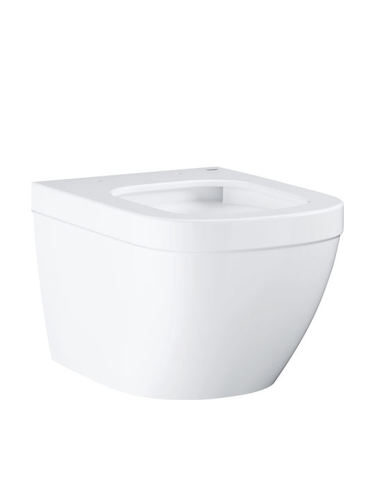 Grohe Euro Ceramic Wandhängende Toilette mit Deckel Sanftes Schließen Weiße 4005176344992 Grohe Euro Ceramic Wandhängende Toilette mit Deckel Sanftes Schließen Weiße 4005176344992