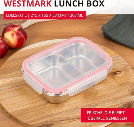 Westmark Cutie De Prânz Inox Argintie Cu Compartimente 280ml