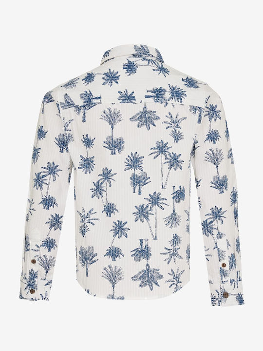 Παιδικό Πουκάμισο Μακρυμάνικο Λευκό