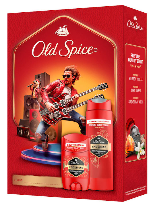 Old Spice Knight Gift Set for Men with Deodorant Stick and Shower Gel Epic Legend 24 Hour Freshness for Daily Use Scent with Quality Long Lasting Fragrance