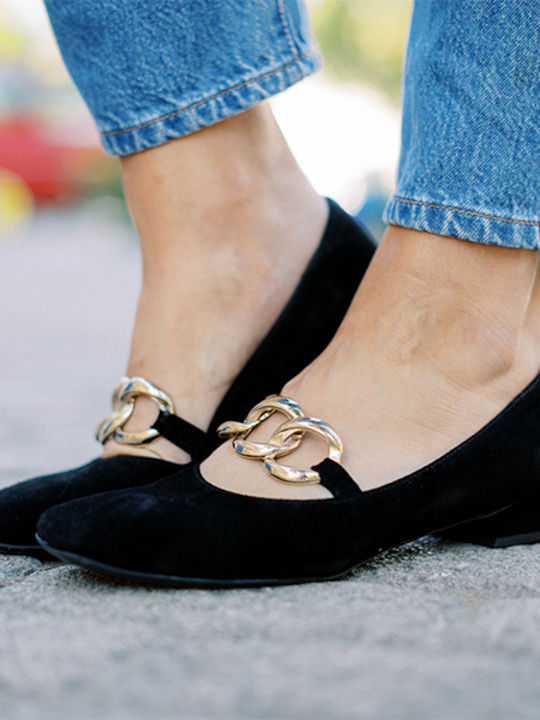 Damen Ballerinas in Schwarz Farbe