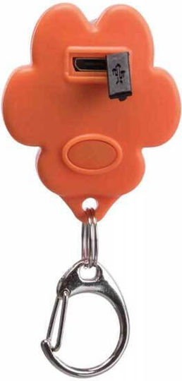 Trixie 13449 Flasher Led Ασφαλείας Επαναφορτιζόμενο Πορτοκαλί