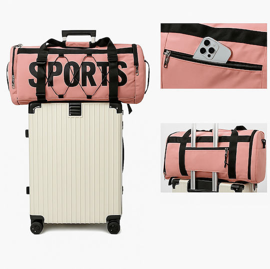 Sack Voyage Back 47lt Pink Fabric L60xW26xH30cm