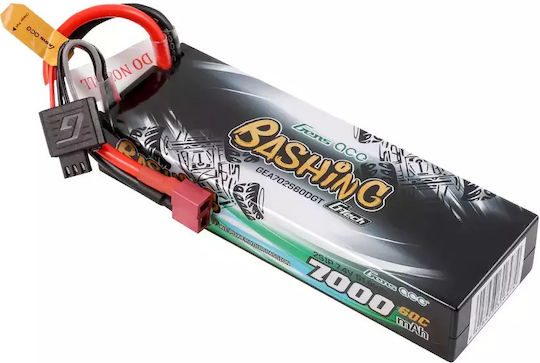 Gens Ace Bashing Μπαταρία Li-Po 7.4V 7000mAh 60C 2S T-Plug για Τηλεκατευθυνόμενο