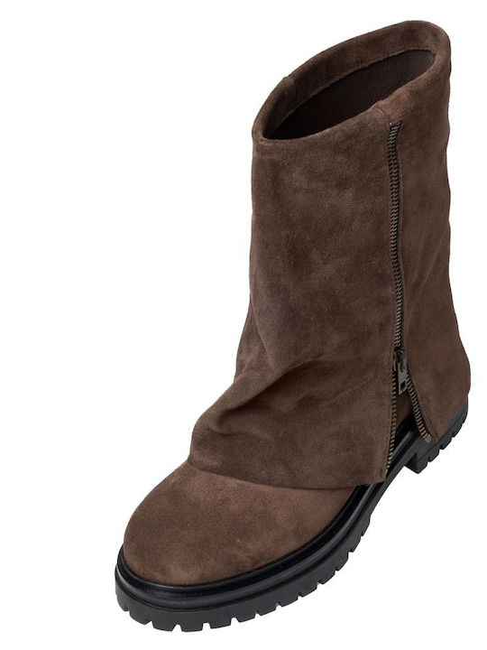 Stiefeletten Damen Braun
