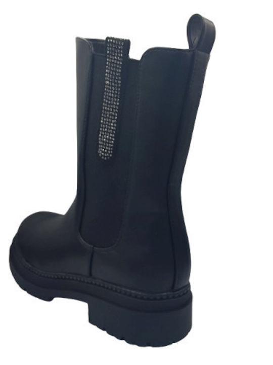 Stiefeletten Damen Schwarz
