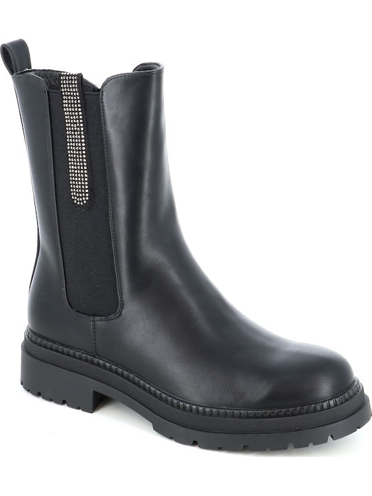 Damen Chelsea-Stiefel Schwarz 298/2301_MAURo