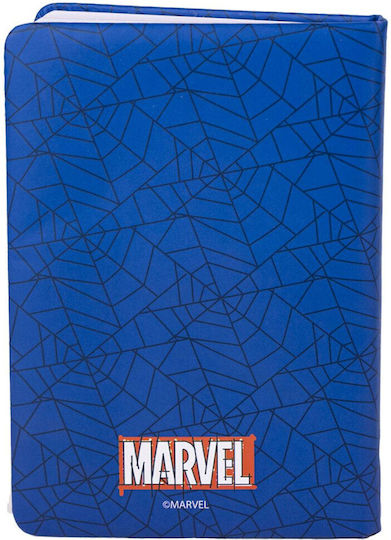 Cerda Spiderman Squishy Παιδικό Σημειωματάριο A5 Ριγέ Μπλε