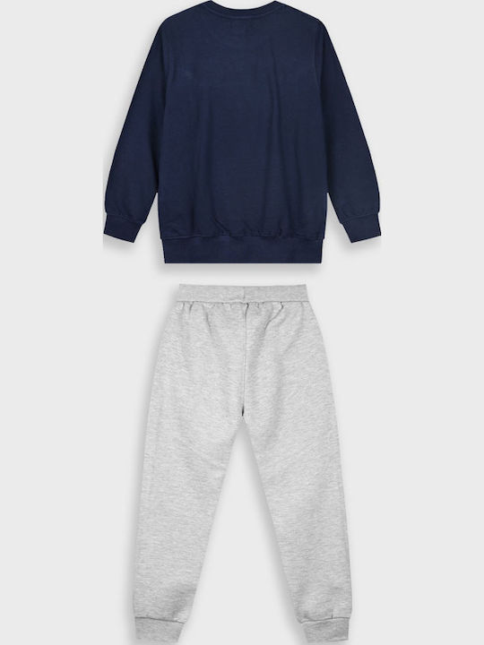 Kids Sweatpants Set Navy Blue 2pcs