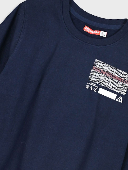 Kids Sweatpants Set Navy Blue 2pcs