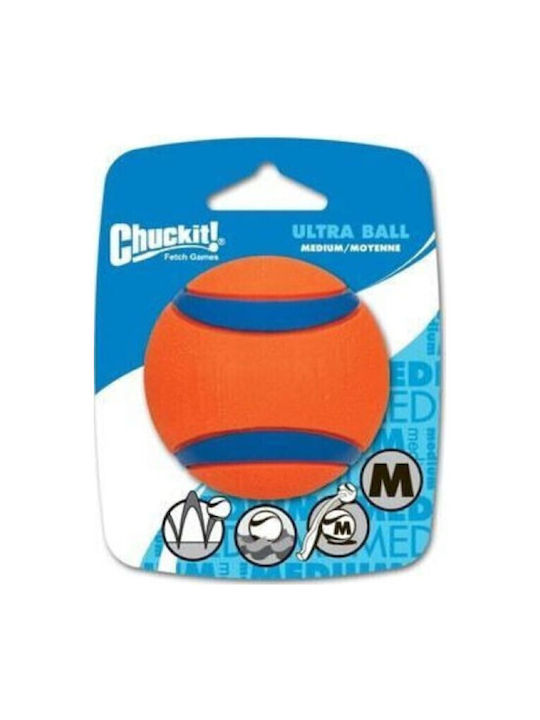 Chuckit Ultra Μπάλα Παιχνίδι Σκύλου από Καουτσούκ Large 7εκ. Πορτοκαλί