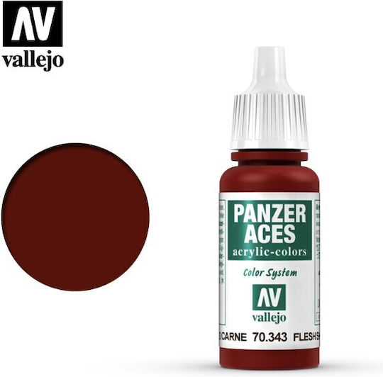Panzer Aces Vallejo 17ml Flesh Shadows 70343