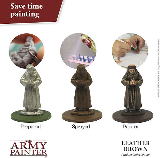 The Army Painter Primer Modellbau Farbe im Spray Leather Brown 400ml CP3004