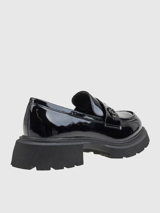 Mocasini dama în culoarea Negru