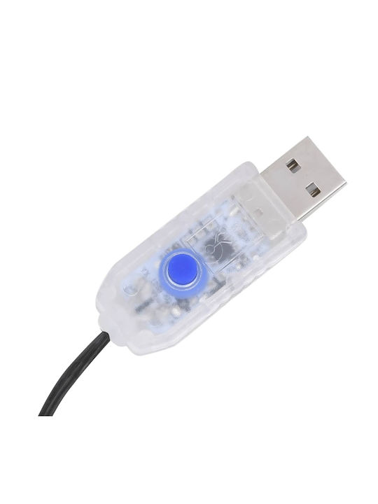 210 Lichterketten LED 5m. x 210cm Mehrfarbige Typ Oktopus 1Stück