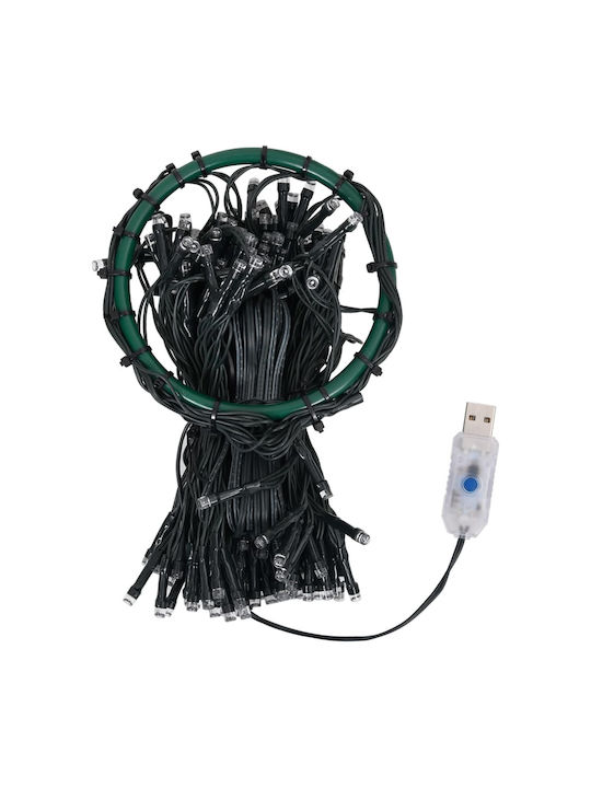 150 Λαμπάκια LED 5μ. x 150εκ. Θερμό Λευκό τύπου Χταπόδι