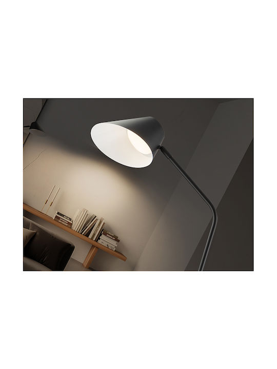Esino LED Φωτιστικό Δαπέδου Υ158εκ. με Ρυθμιζόμενο Λευκό Φως 900lm Μαύρο