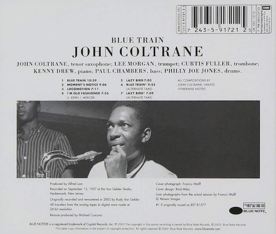 John Coltrane Blue Train Hq 1 Vinyl