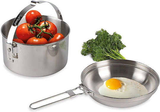 Tatonka Stainless Steel Camping Cooking Utensils Set Kettle 1.0L