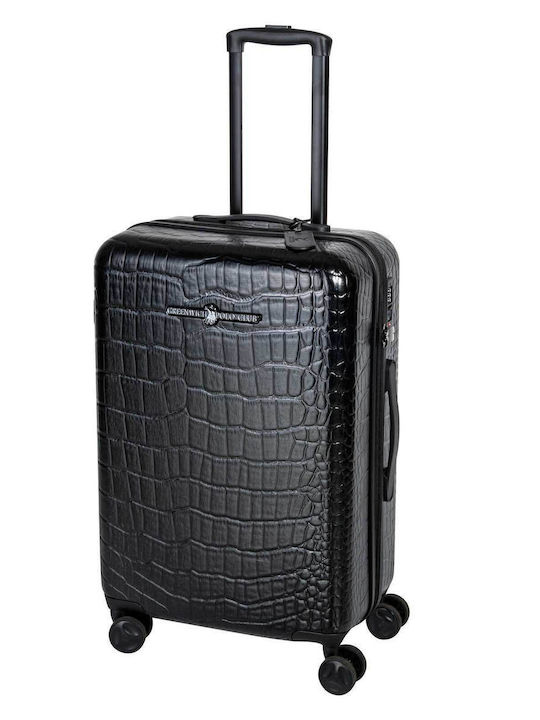 Das Home Greenwich Polo Club Medium Hard Travel Suitcase with 4 Wheels Height 66cm