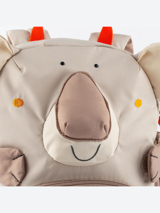 Sigikid School Bag Backpack Kindergarten Gray with Water Bottle Holder 5.2Liters