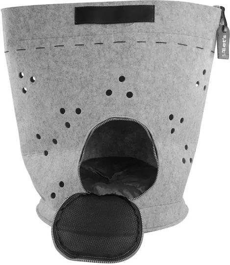 Let's Bands Dog Carrying Gray Basket L50xW36cm