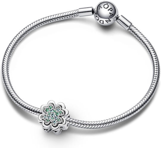 Damen Amulett Pandora Teilbares Vierblättriges Kleeblatt
