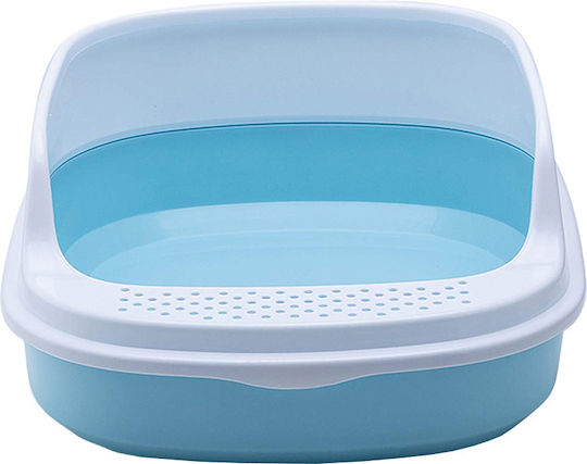 Cat Litter Box Light Blue L48 x W38 x H19cm
