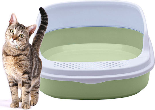 Cat Toilet Green M48 x W38 x H19cm
