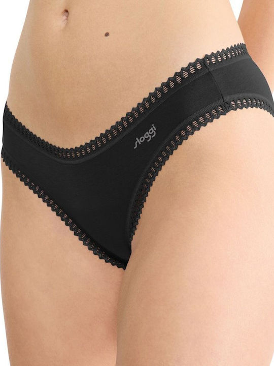 Βαμβακερά Damen Slip 3Pack Black