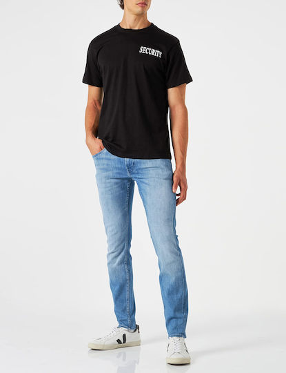 Mil-tec T-shirt Double Print 'Security' Short Sleeve Blouse T-shirt Security 01 Black