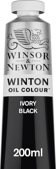 Winsor & Newton Λαδομπογιά Μαύρη 200ml