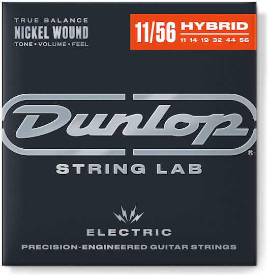Dunlop Set Electric Guitar Strings Nickel Wound 10 - 56