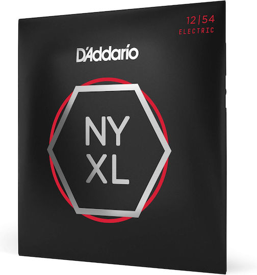 Daddario NYXL Set of Steel Electric Guitar Strings 12 - 54 Inches Heavy